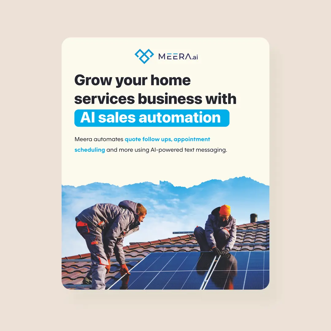 Meera.ai Home Services brochure